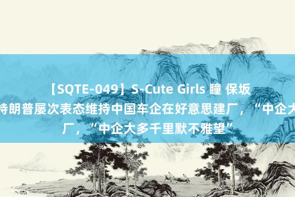 【SQTE-049】S-Cute Girls 瞳 保坂えり 朝倉ことみ 特朗普屡次表态维持中国车企在好意思建厂，“中企大多千里默不雅望”