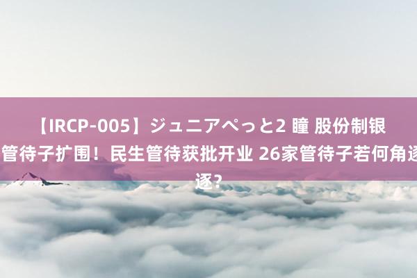 【IRCP-005】ジュニアぺっと2 瞳 股份制银行管待子扩围！民生管待获批开业 26家管待子若何角逐？