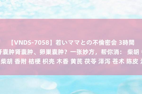 【VNDS-7058】若いママとの不倫密会 3時間 甲状腺囊肿乳腺囊肿、肝囊肿肾囊肿、卵巢囊肿？一张妙方，帮你消： 柴胡 香附 桔梗 枳壳 木香 黄芪 茯苓 泽泻 苍术 陈皮 法半夏 桃仁 红花