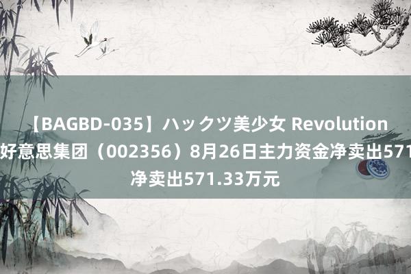 【BAGBD-035】ハックツ美少女 Revolution Rino 赫好意思集团（002356）8月26日主力资金净卖出571.33万元